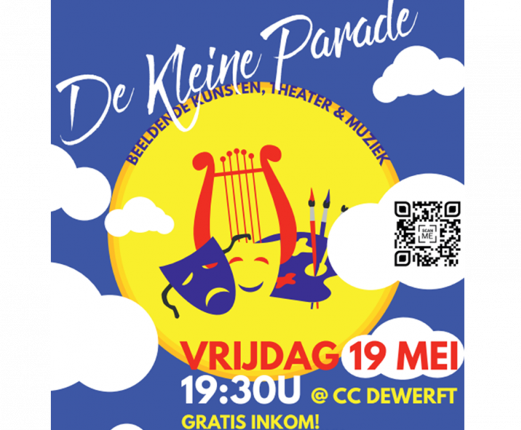 flyer van het toonmoment 'De Kleine Parade'